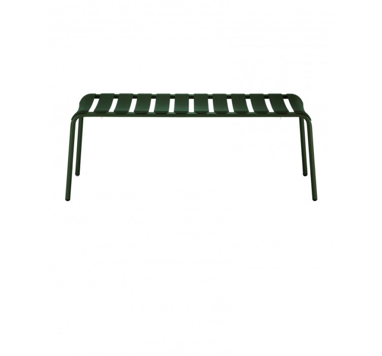 Вулична алюмінієва лавка Stecca 8 Dark Green1